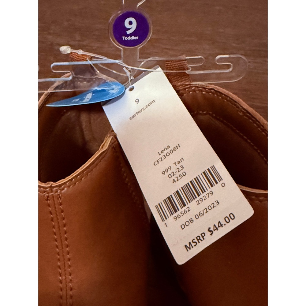 NWT Carter's Girls Lena Chelsea Boot Sz 9 - Picture 7 of 7